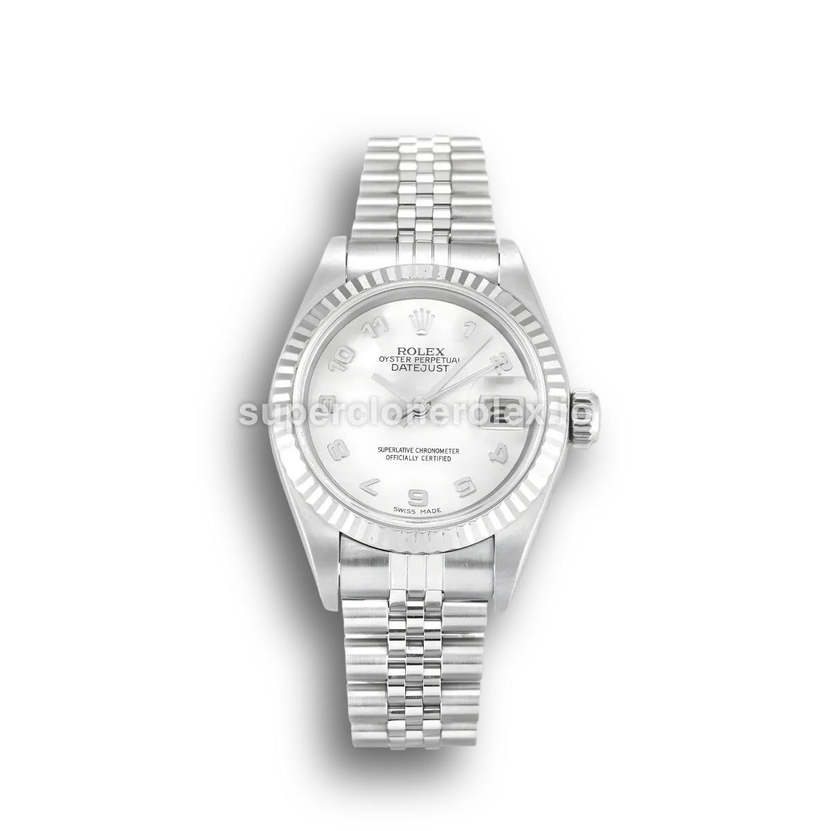 Rolex Lady-Datejust 79174 White Mother of Pearl 26mm Steel