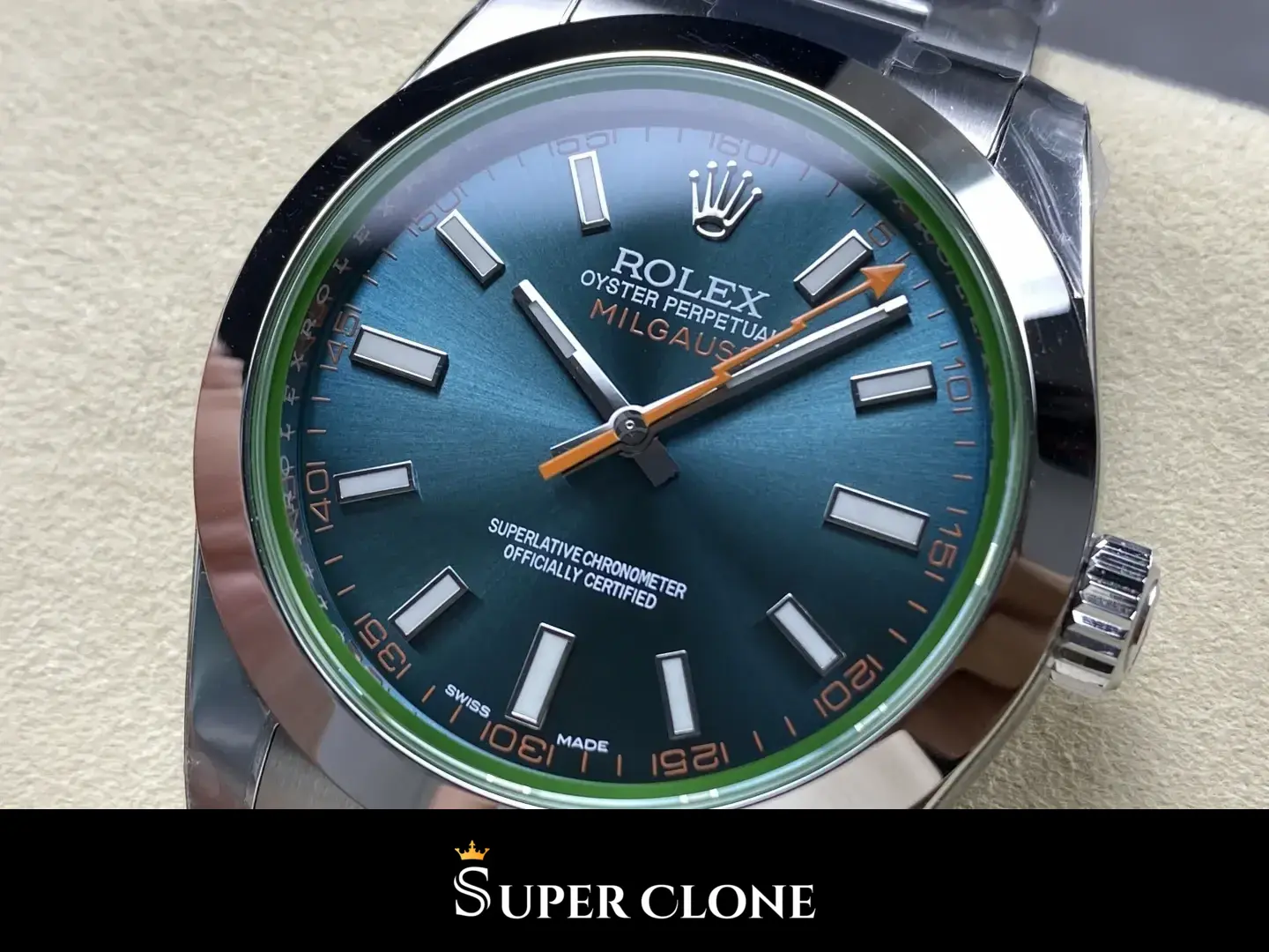 Milgauss 116400GV, 40mm, smooth bezel