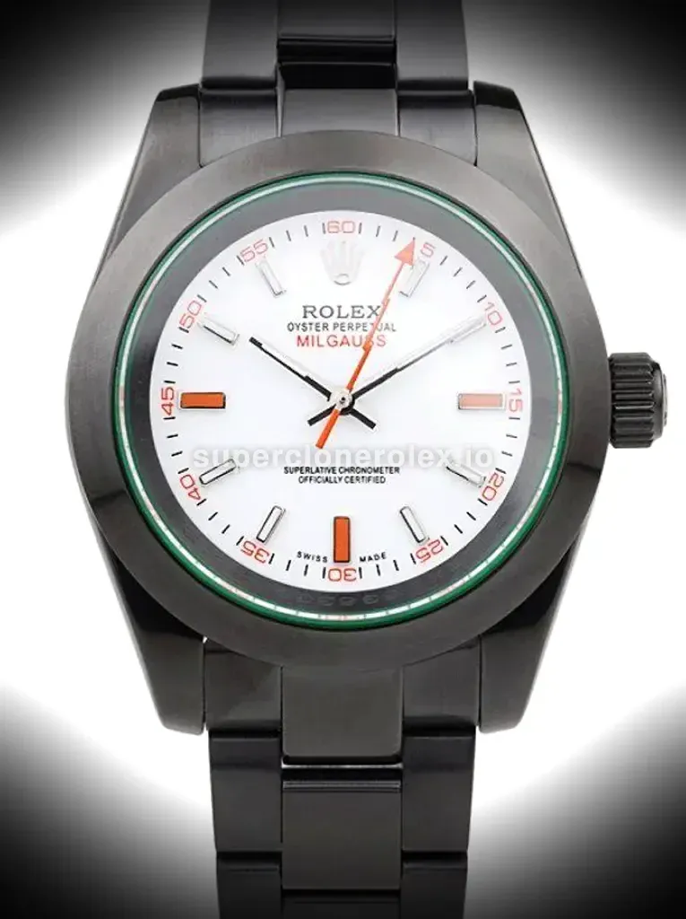 Rolex Milgauss 40mm White Dial Pr116610 replica watch