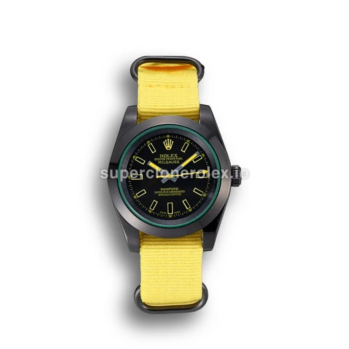 Rolex Milgauss 40mm Black Dial 621999 Oyster Steel replica watch