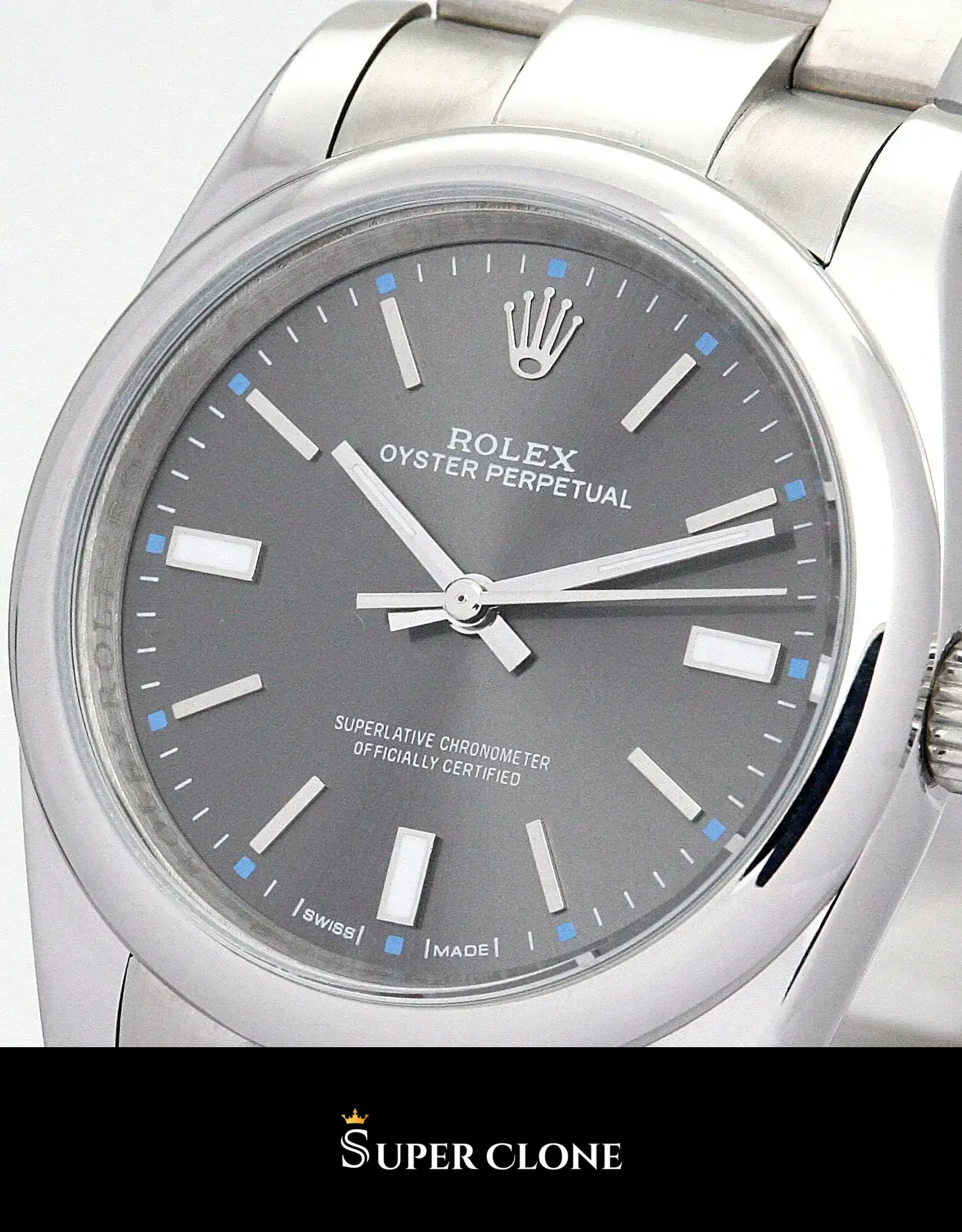 Rolex Oyster Perpetual 177200, smooth (domed) bezel, oyster bracelet