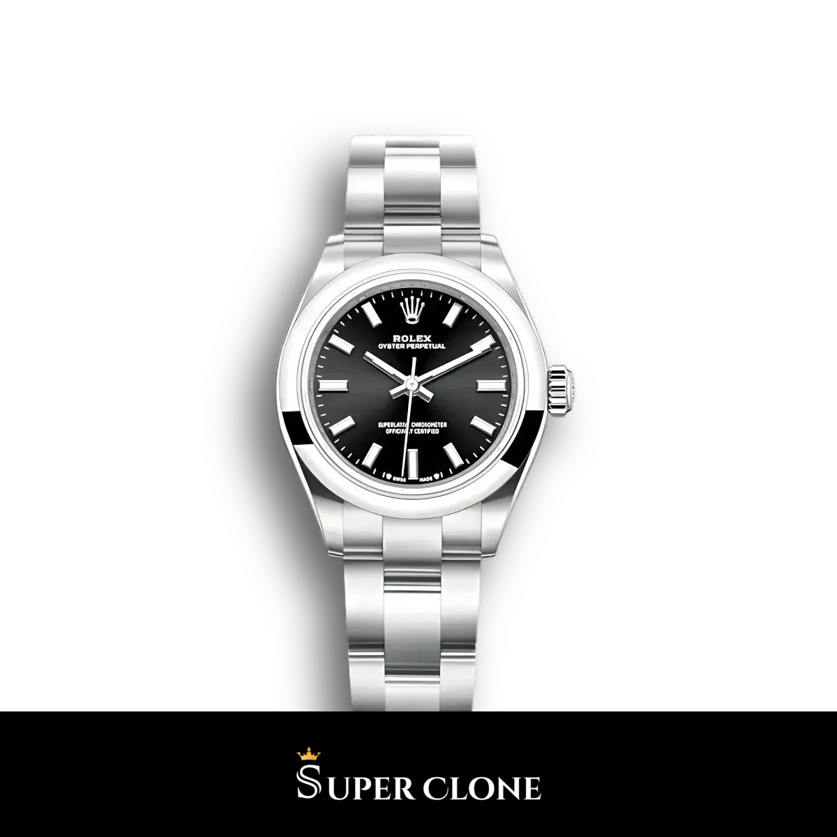 Rolex Oyster Perpetual Lady 28mm Black Dial 276200