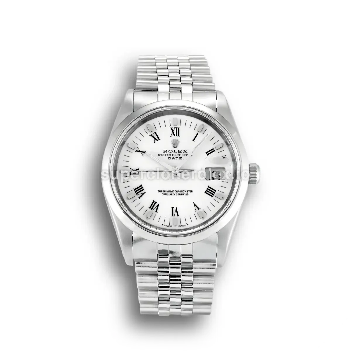 Rolex Oyster Perpetual 34mm White Dial 15200 replica watch