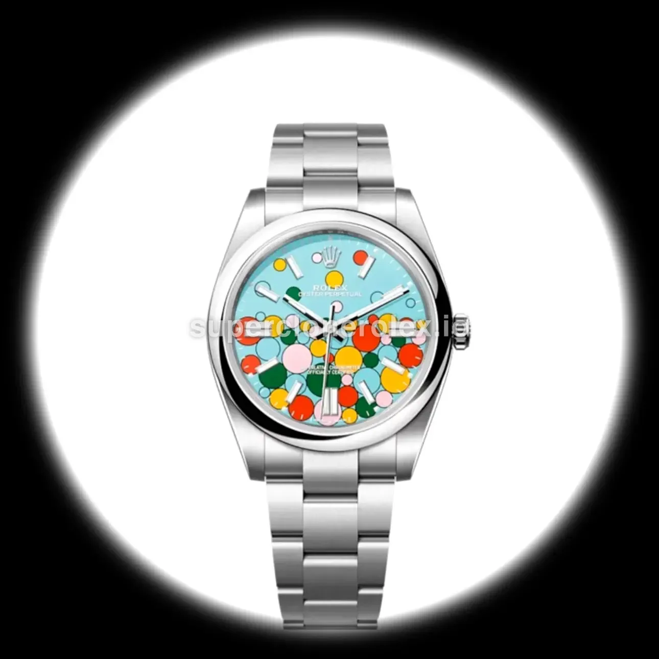 Oyster Perpetual 41mm Turquoise Dial 124300 replica watch