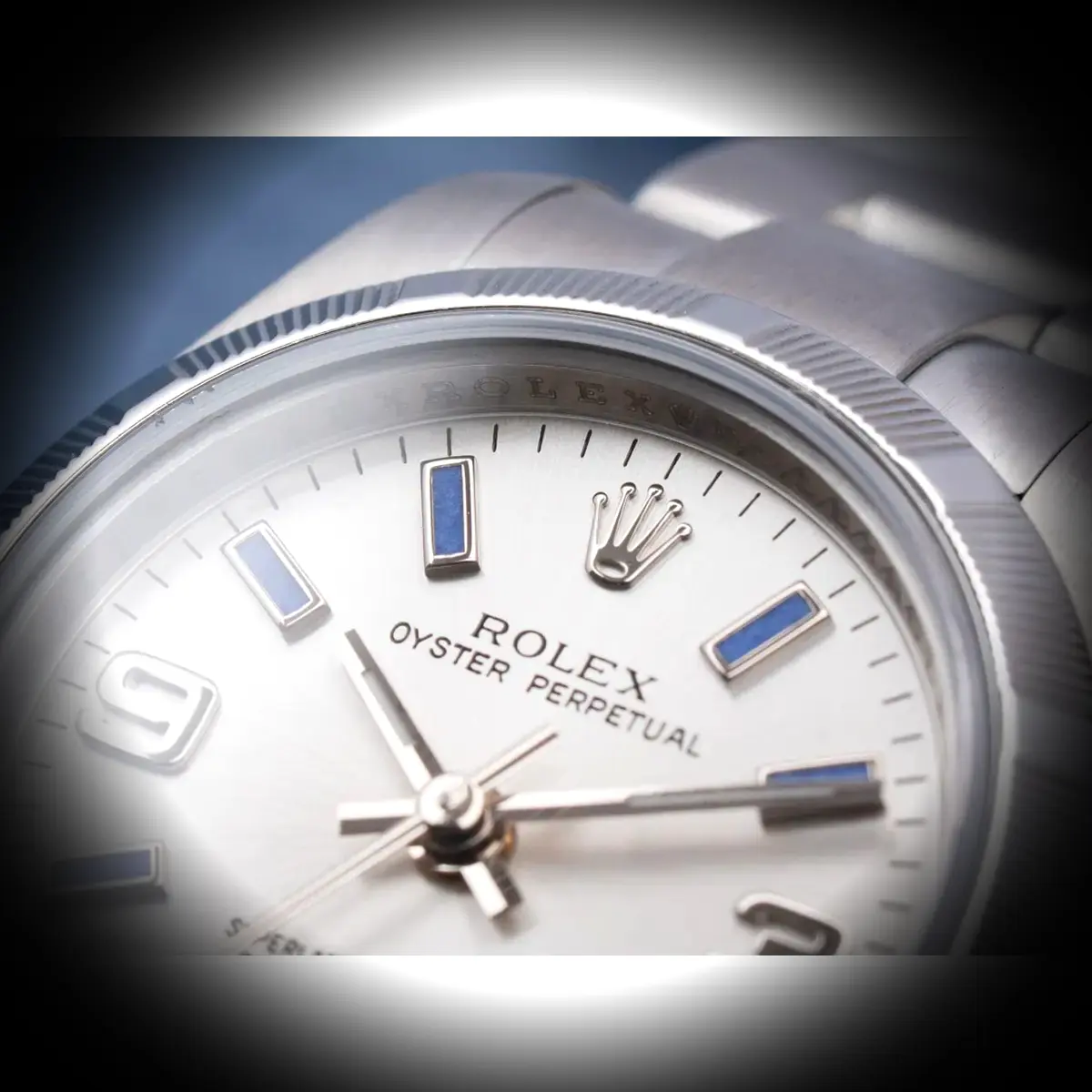 Oyster Perpetual 176210 Swiss replica 26mm — wrist shot