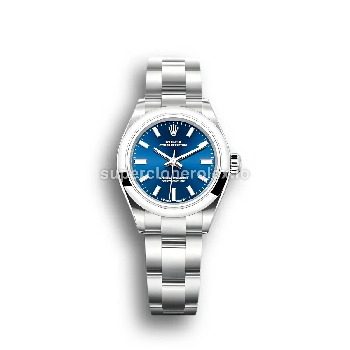 Rolex Oyster Perpetual Lady 28mm Blue Dial 276200 replica watch