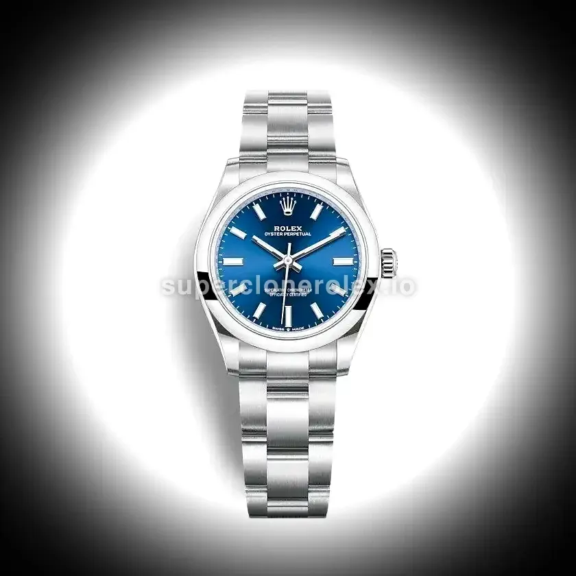 Rolex Oyster Perpetual Lady 31mm Blue Dial 277200 replica watch