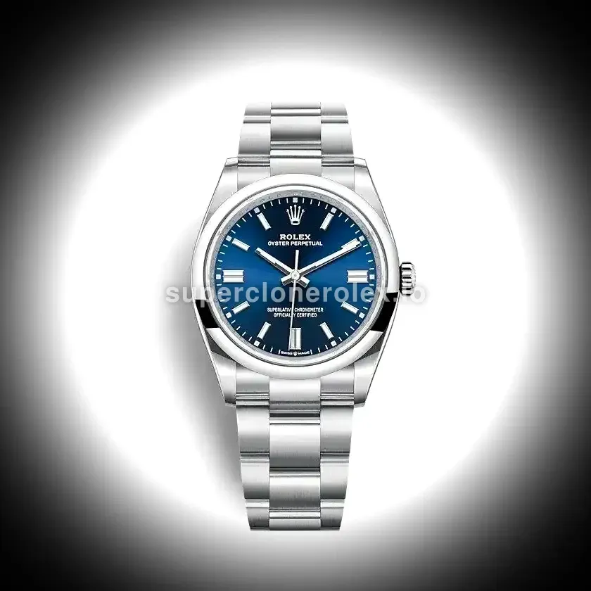 Rolex Oyster Perpetual Lady 36mm Blue Dial 126000 replica watch