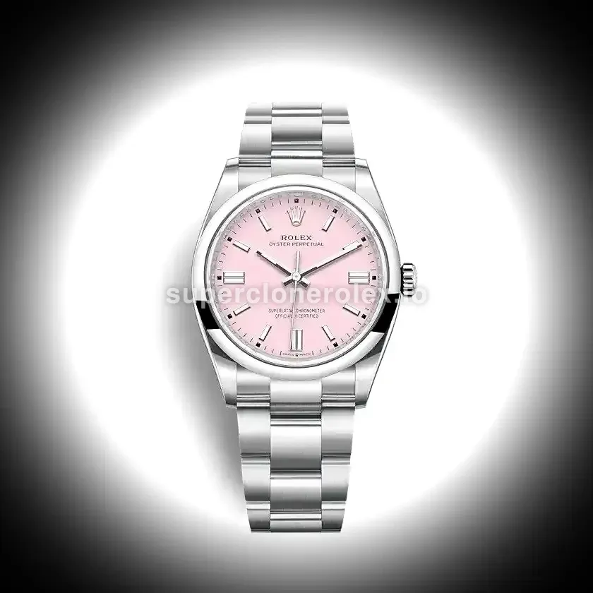 Oyster Perpetual 36mm Candy Pink Dial 126000 replica watch