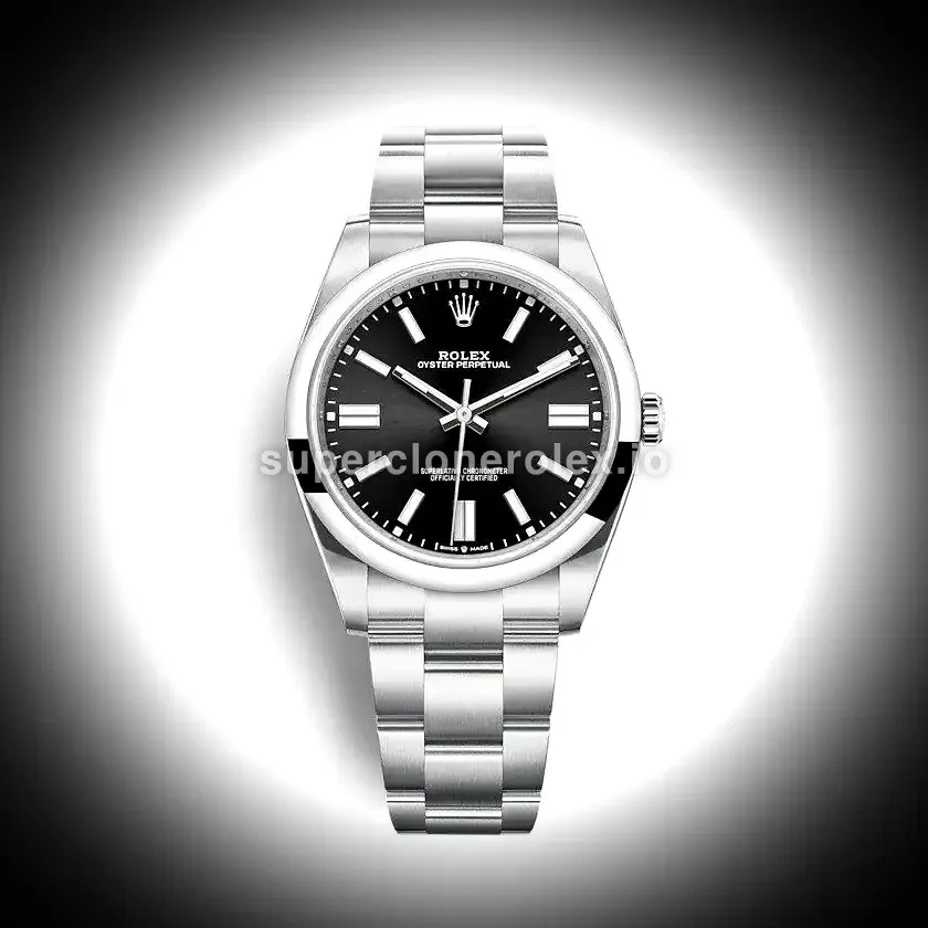 Rolex Oyster Perpetual Lady 41mm Black Dial 124300 replica watch