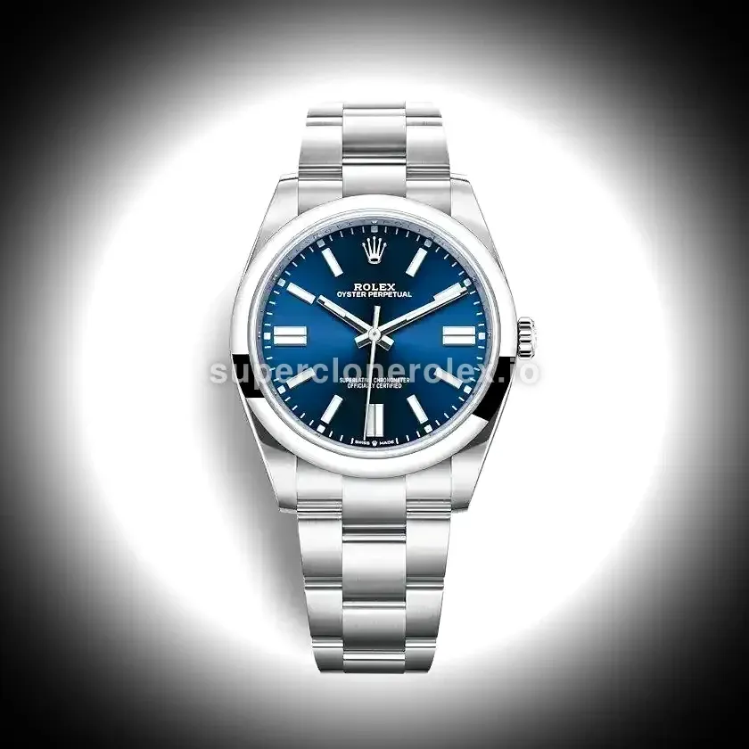 Rolex Oyster Perpetual Lady 41mm Blue Dial 124300 replica watch