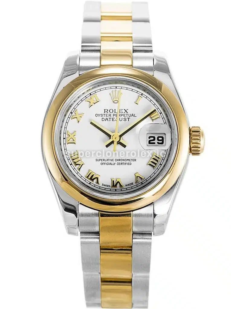 Datejust 179163 super clone white dial, front view