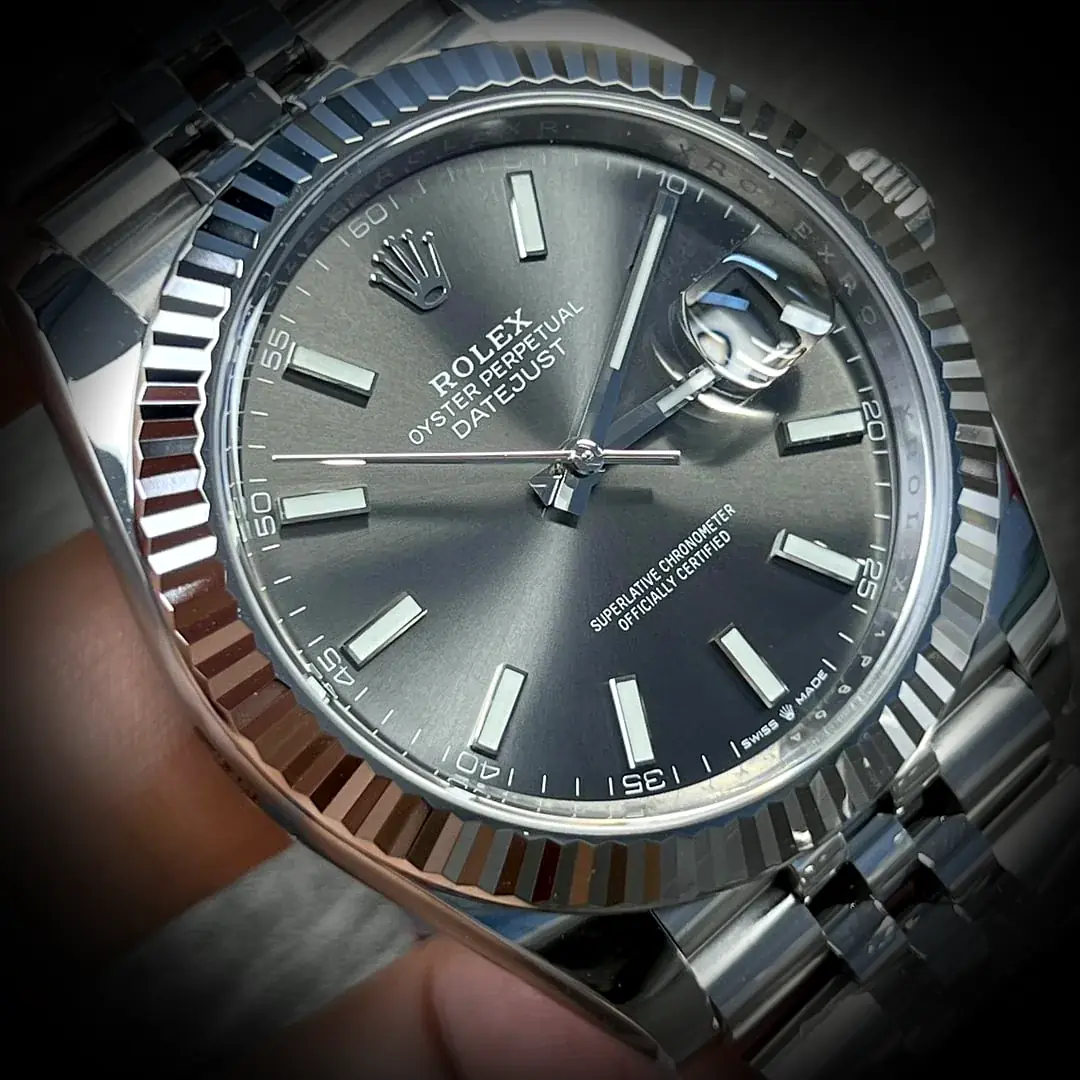 Datejust 126334 1:1 super clone 41mm — dial close-up