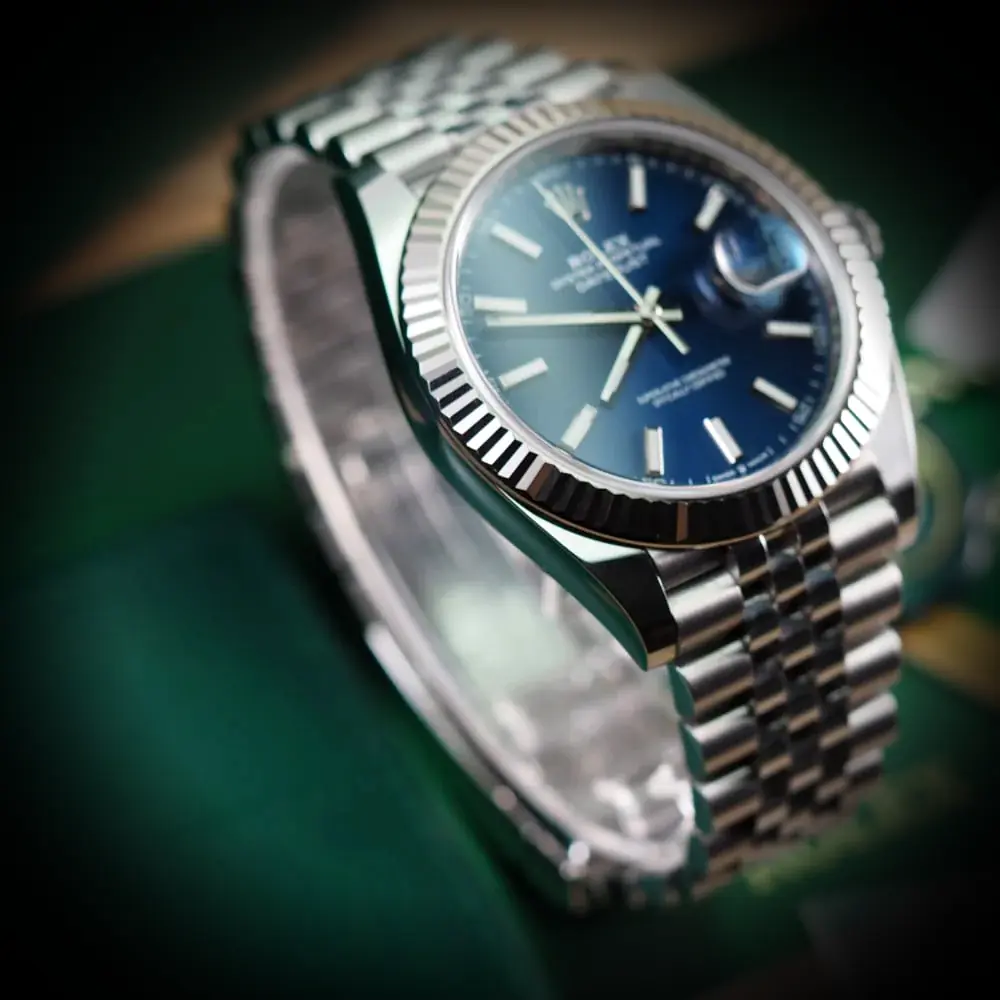 Rolex Datejust 126334 super clone 41mm — crown and case detail