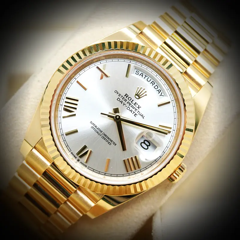 Rolex Day-Date 228238 super clone 40mm — dial close-up