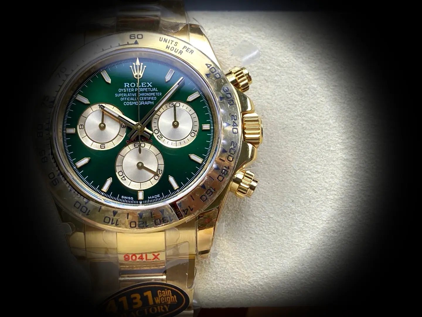 Daytona 126508 superclone — side profile