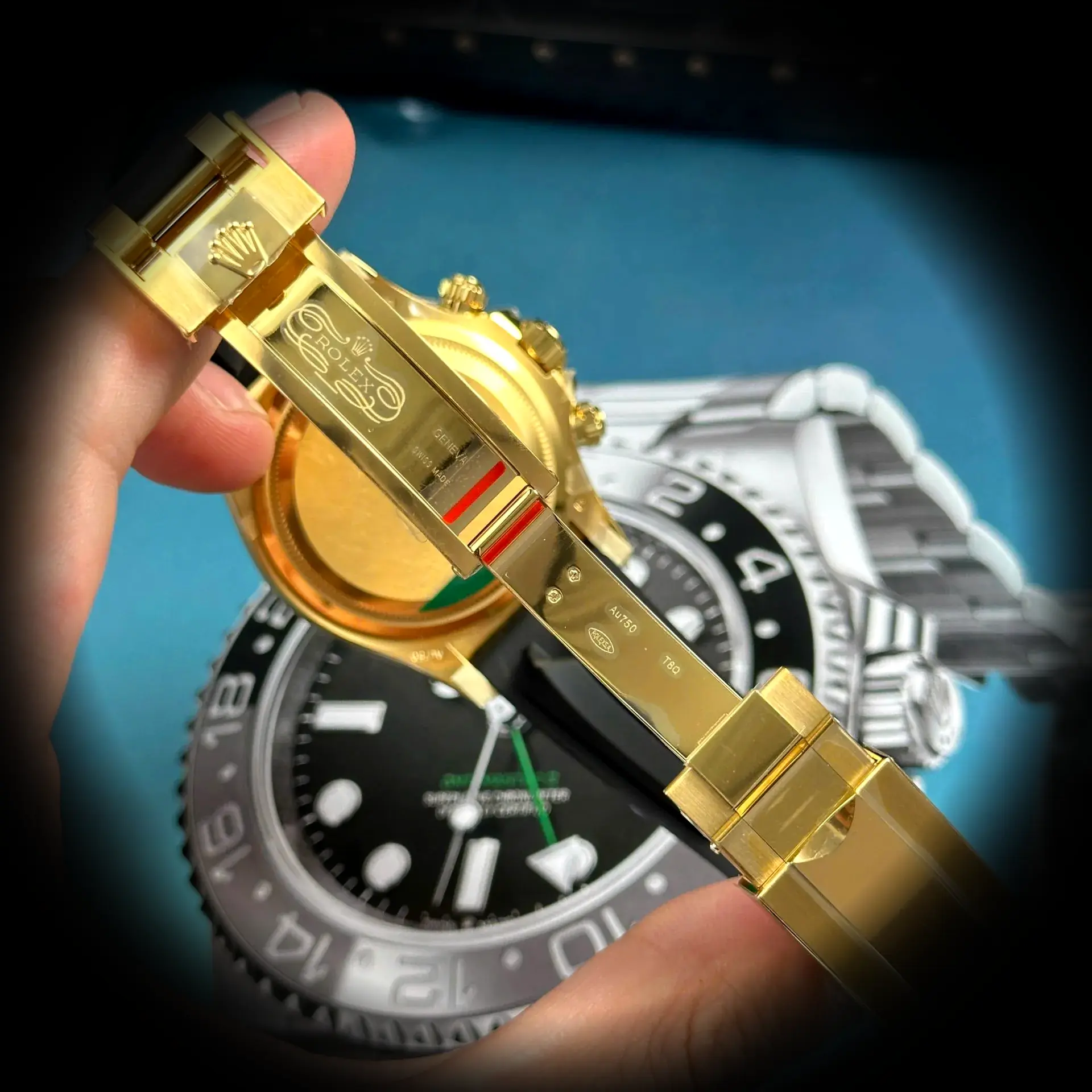 Daytona 126518LN Swiss clone — dial close-up