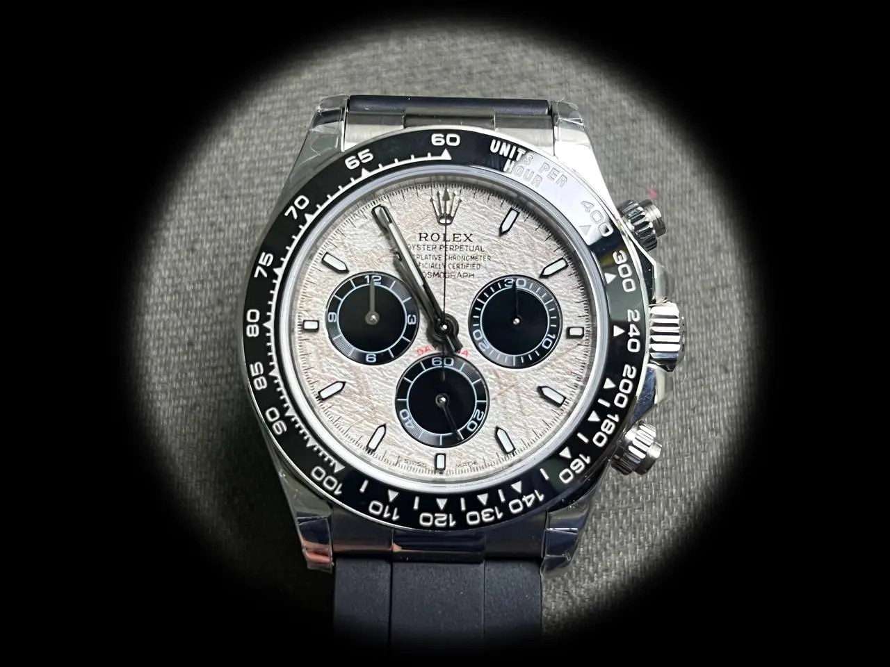 Rolex Daytona 126519LN superclone 40mm — dial close-up
