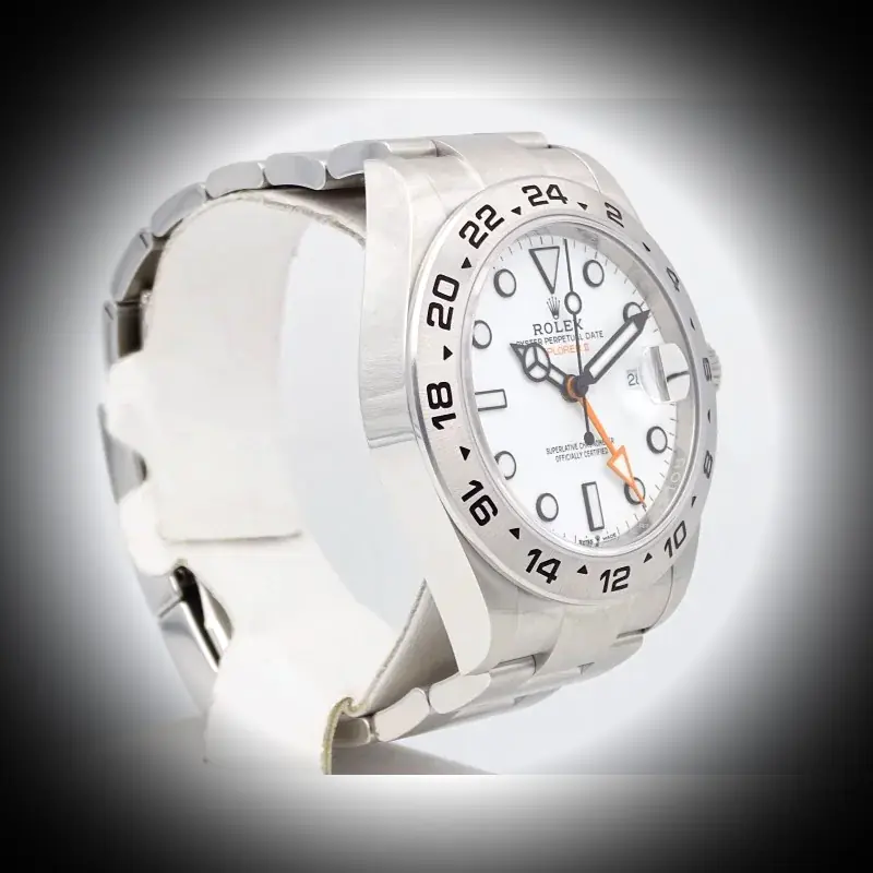 Explorer 226570 Polar superclone 42mm — dial close-up