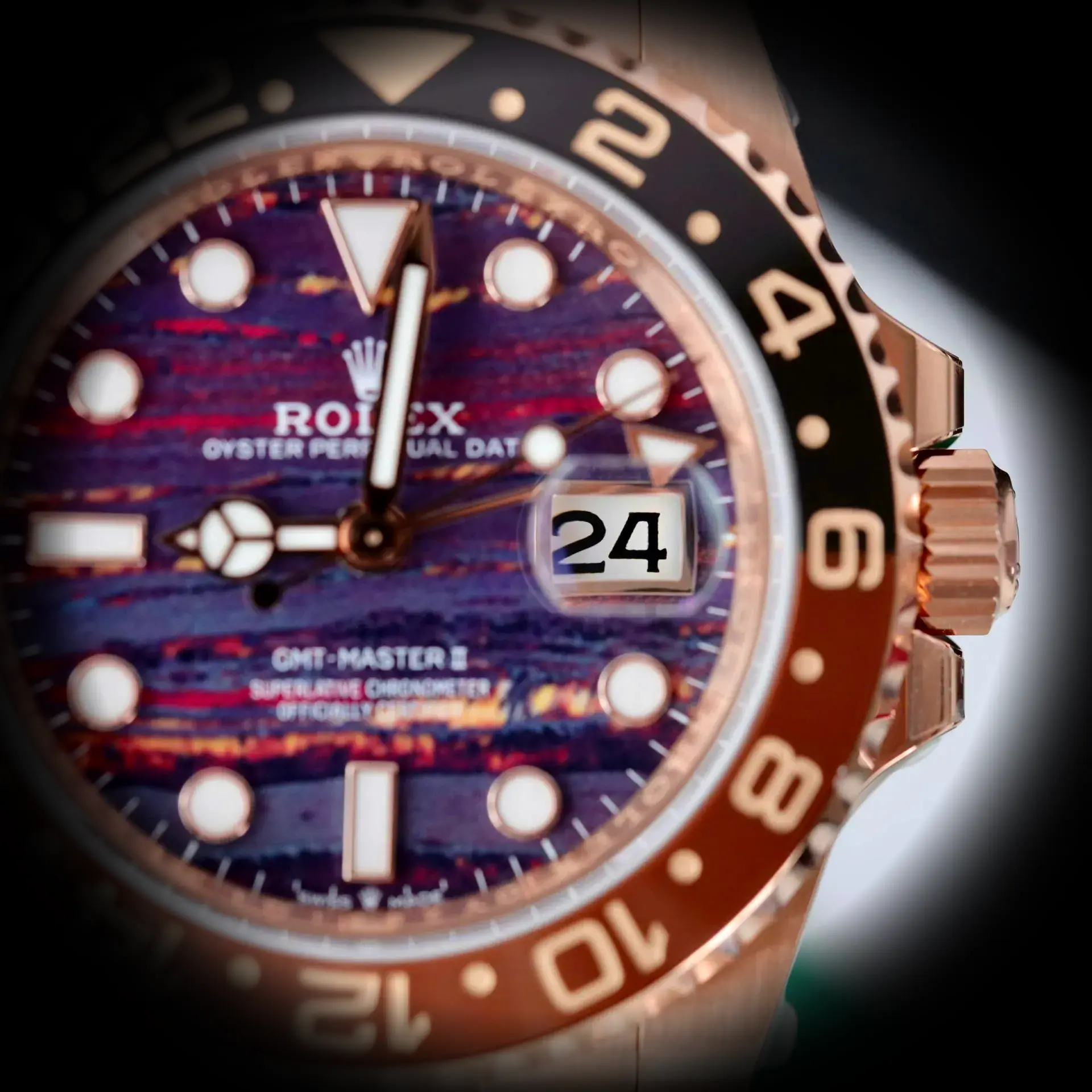 Rolex GMT-Master 126715CHNR superclone — bracelet detail