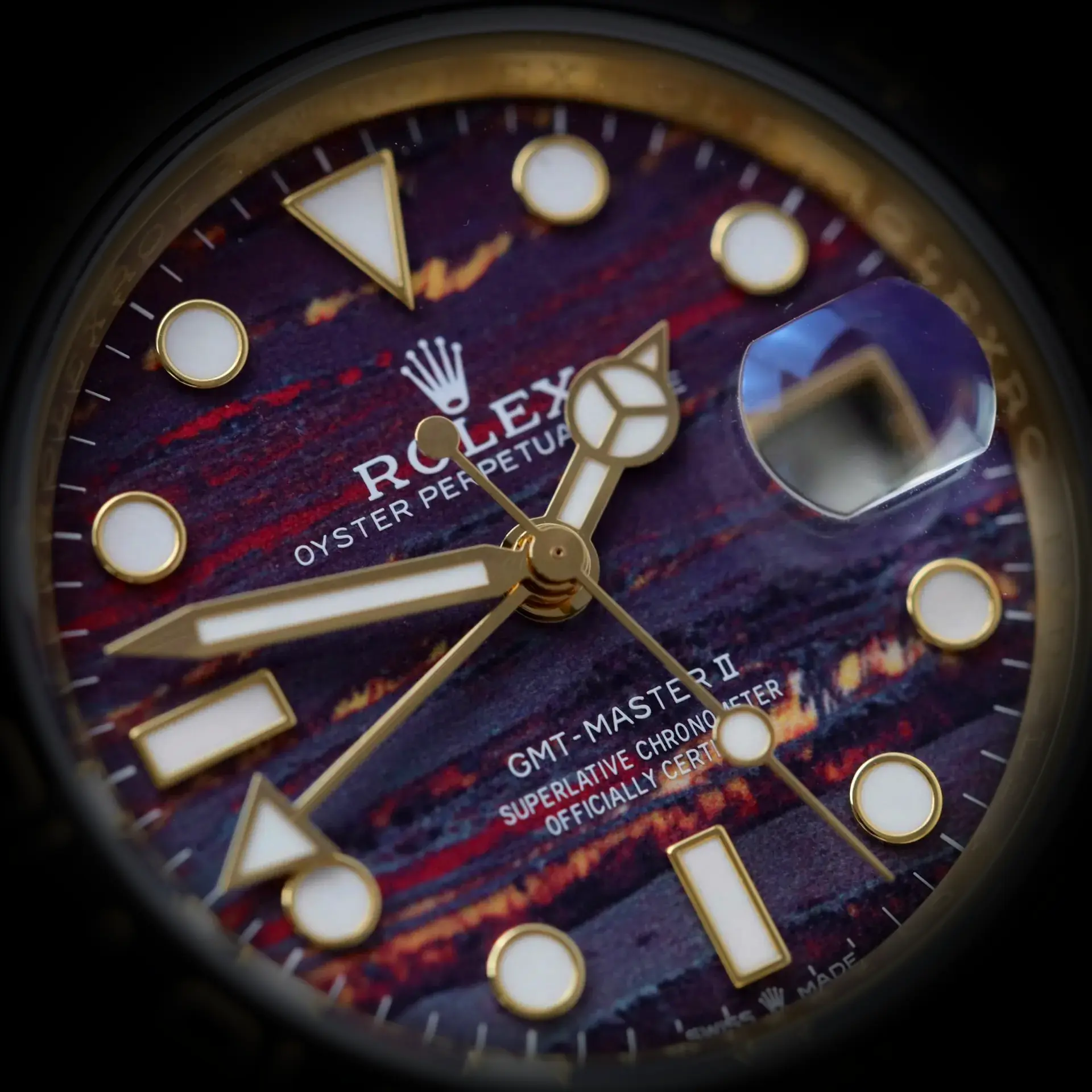 Rolex GMT-Master 126718GRNR 1:1 super clone 40mm — crown and case detail