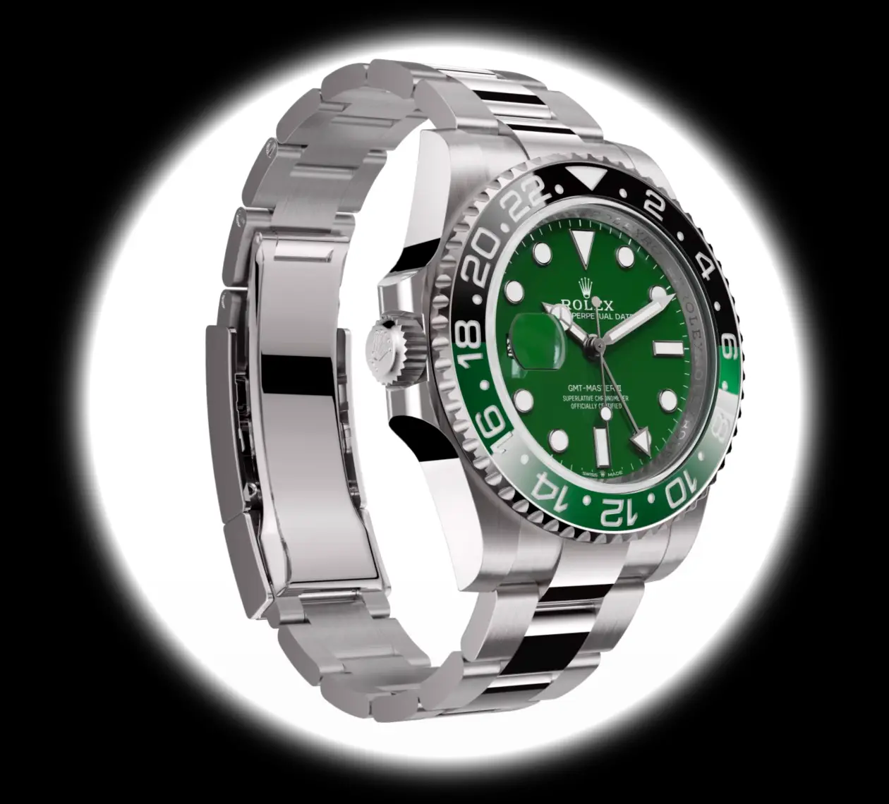 GMT-Master 126729VTNR superclone 40mm — crown and case detail