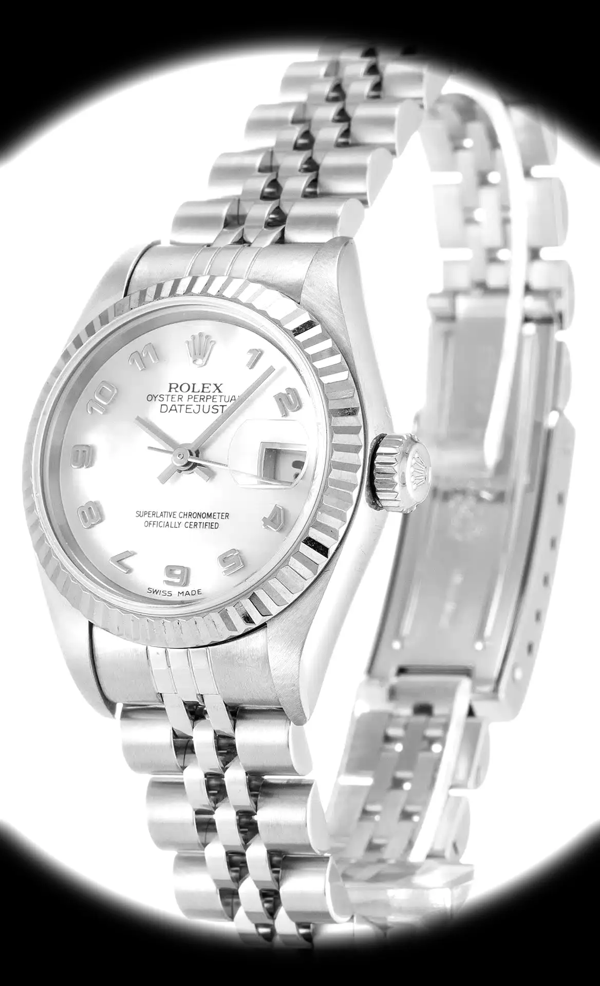 Rolex Lady-Datejust 79174 super clone — side profile