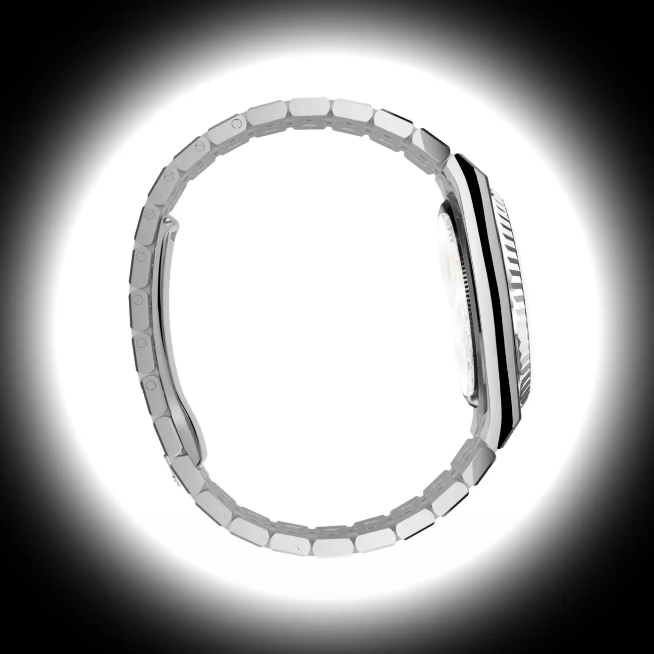 Land-Dweller 127234 1:1 super clone intense white dial — bezel macro