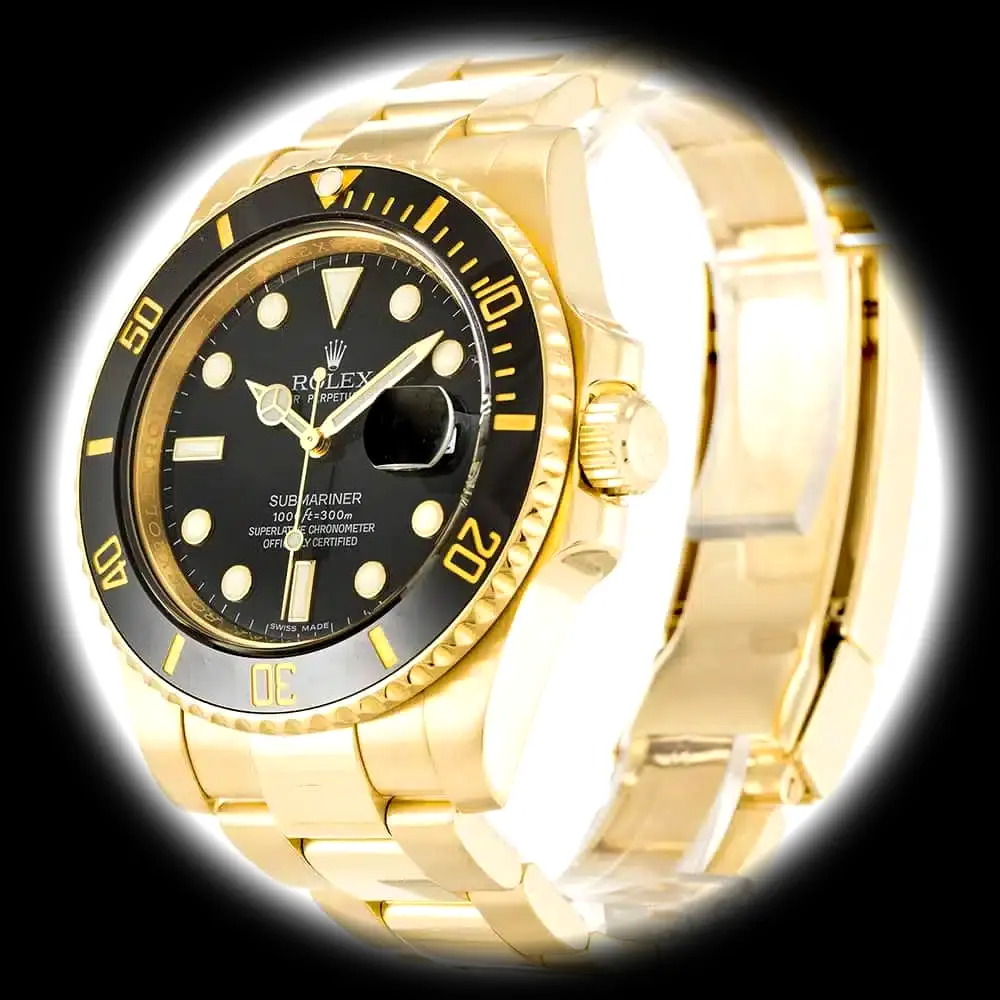Submariner 116618LN Swiss clone — side profile