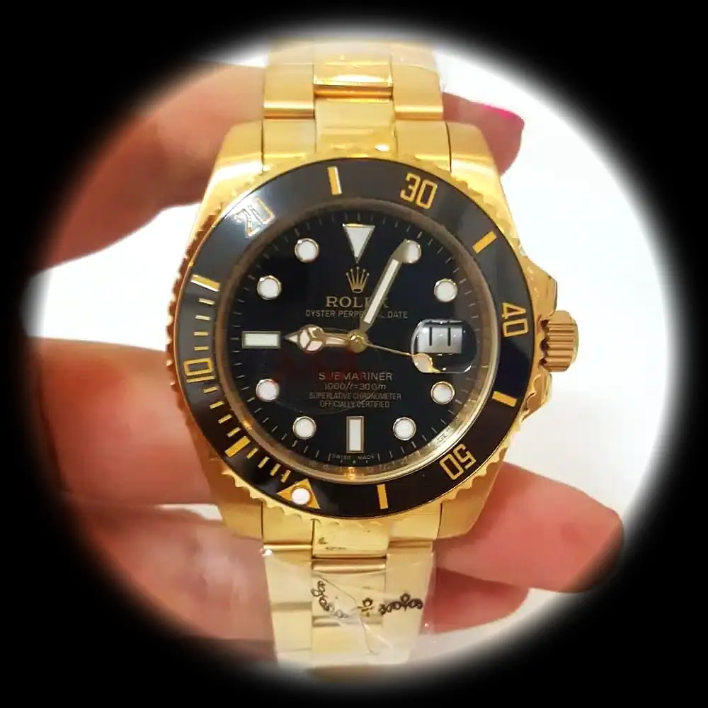 Submariner 116618LN Swiss replica 40mm — wrist shot