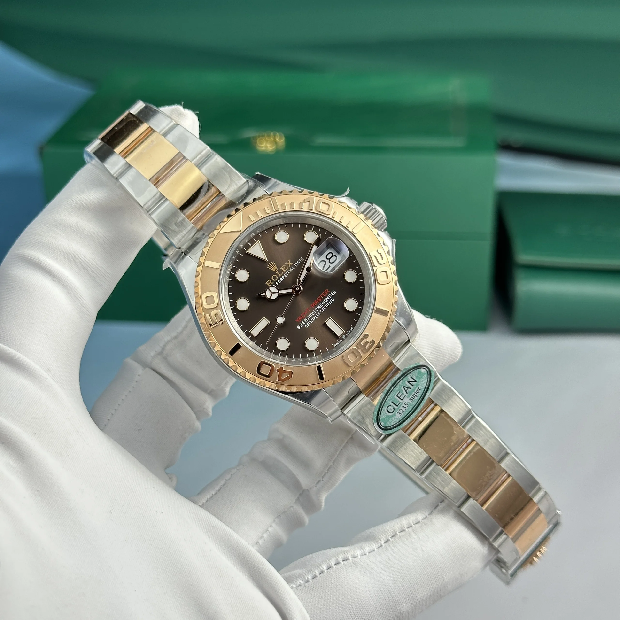 Yacht-Master 126621, 40mm, stainless steel & rose gold plated case