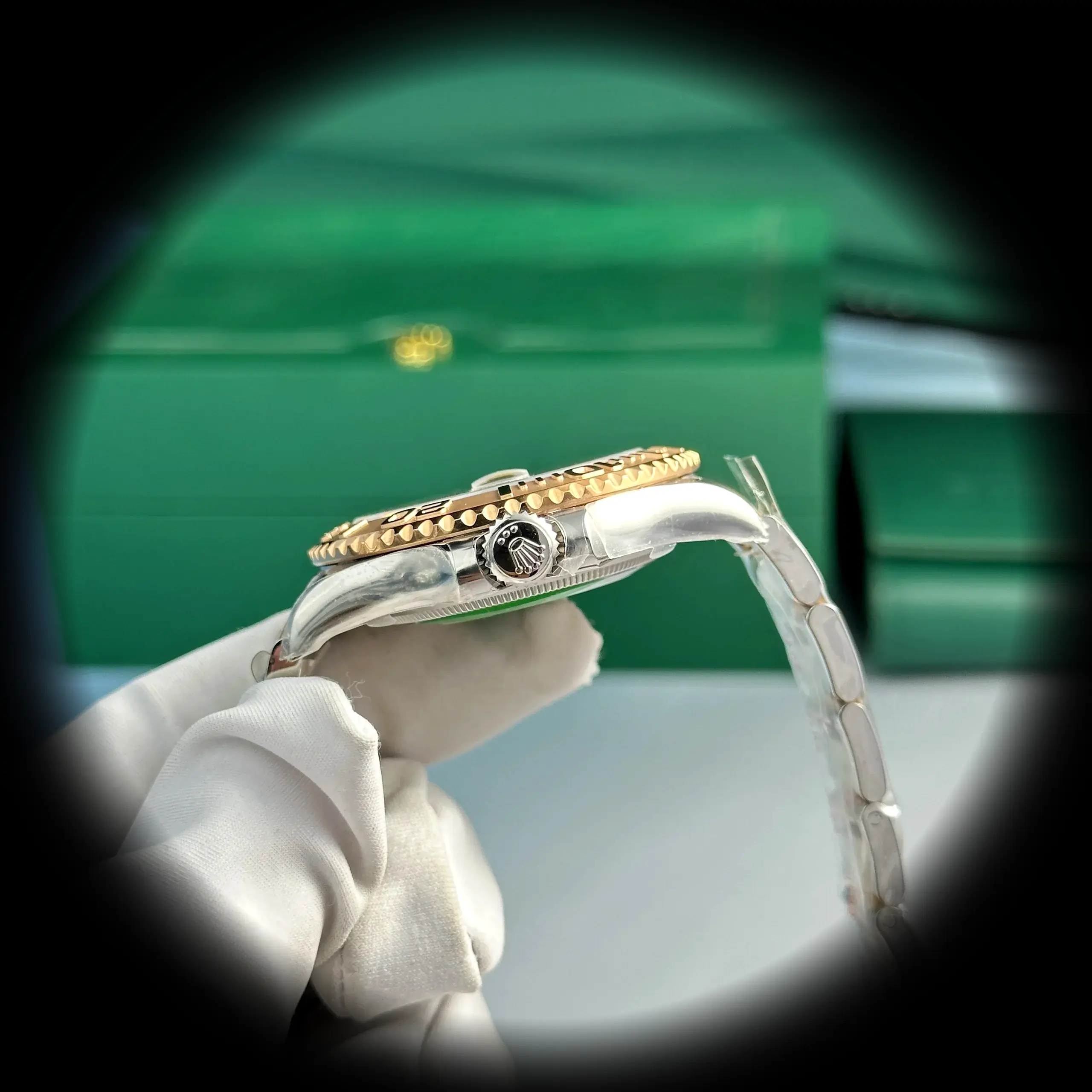 Yacht-Master 126621 1:1 super clone 40mm — crown and case detail