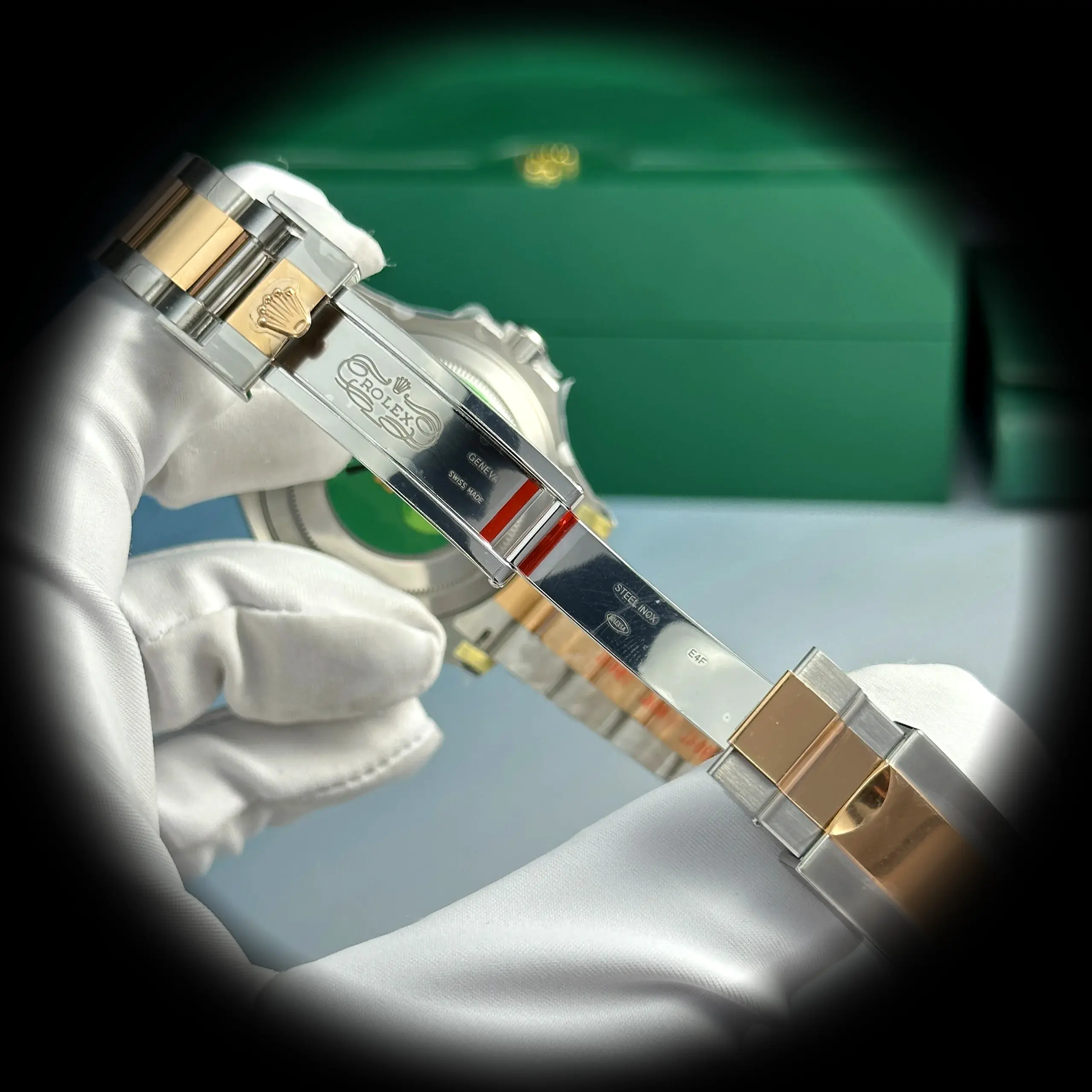 Yacht-Master 126621 super clone chocolate dial — angled view