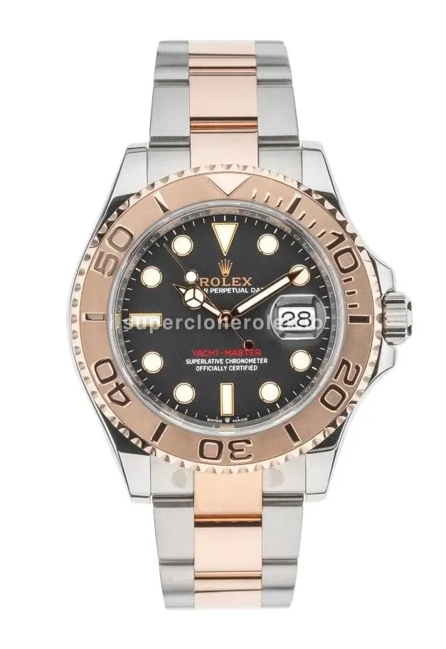 Rolex Yacht-Master 126621 super clone chocolate dial, front view