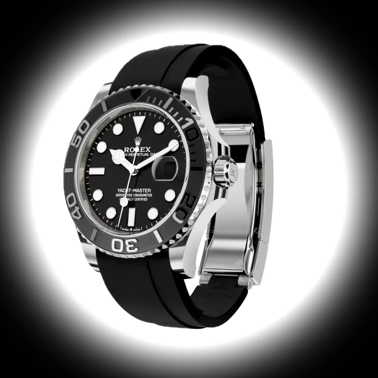 Yacht-Master 226659 Swiss replica 42mm — dial close-up