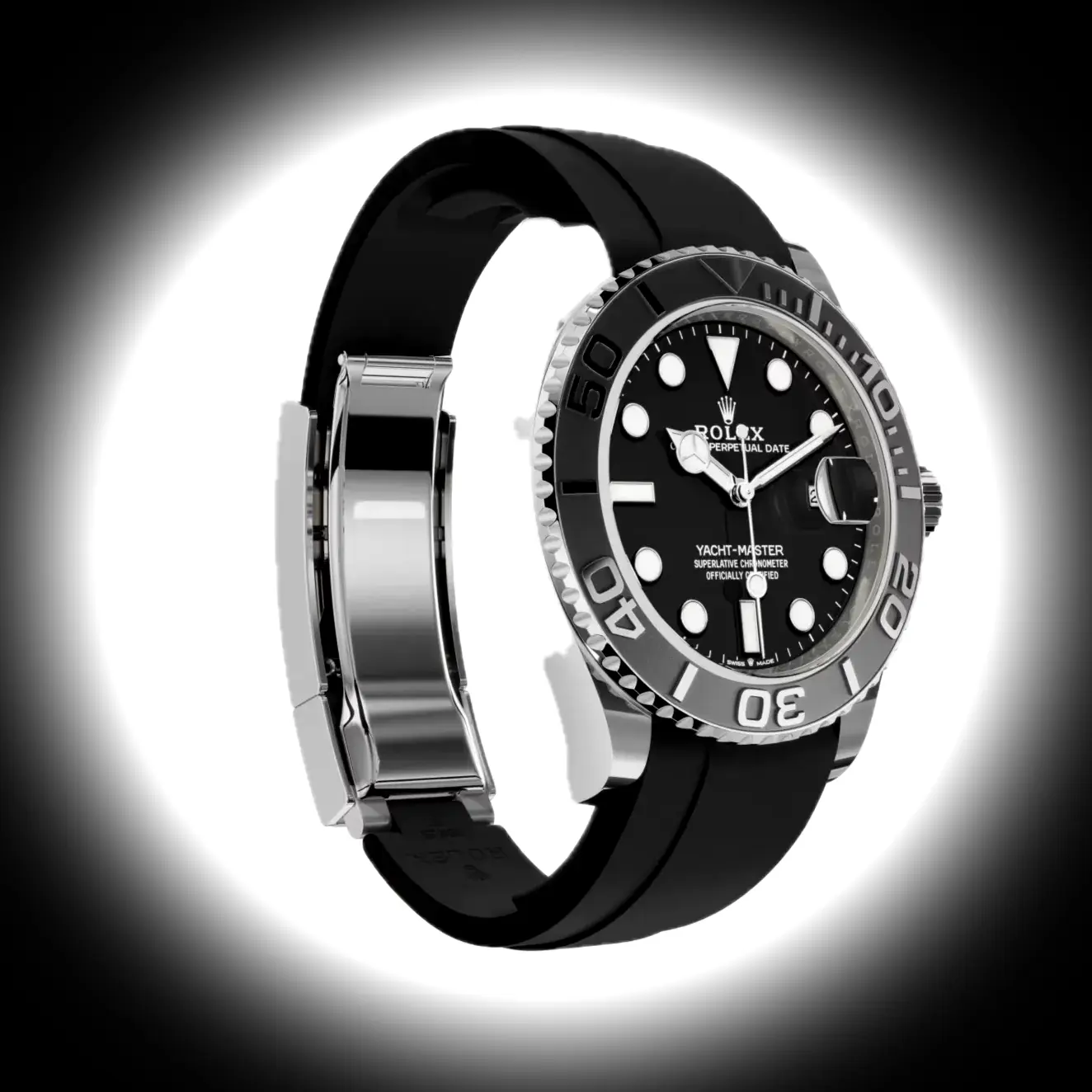Yacht-Master 226659 super clone 42mm — crown and case detail