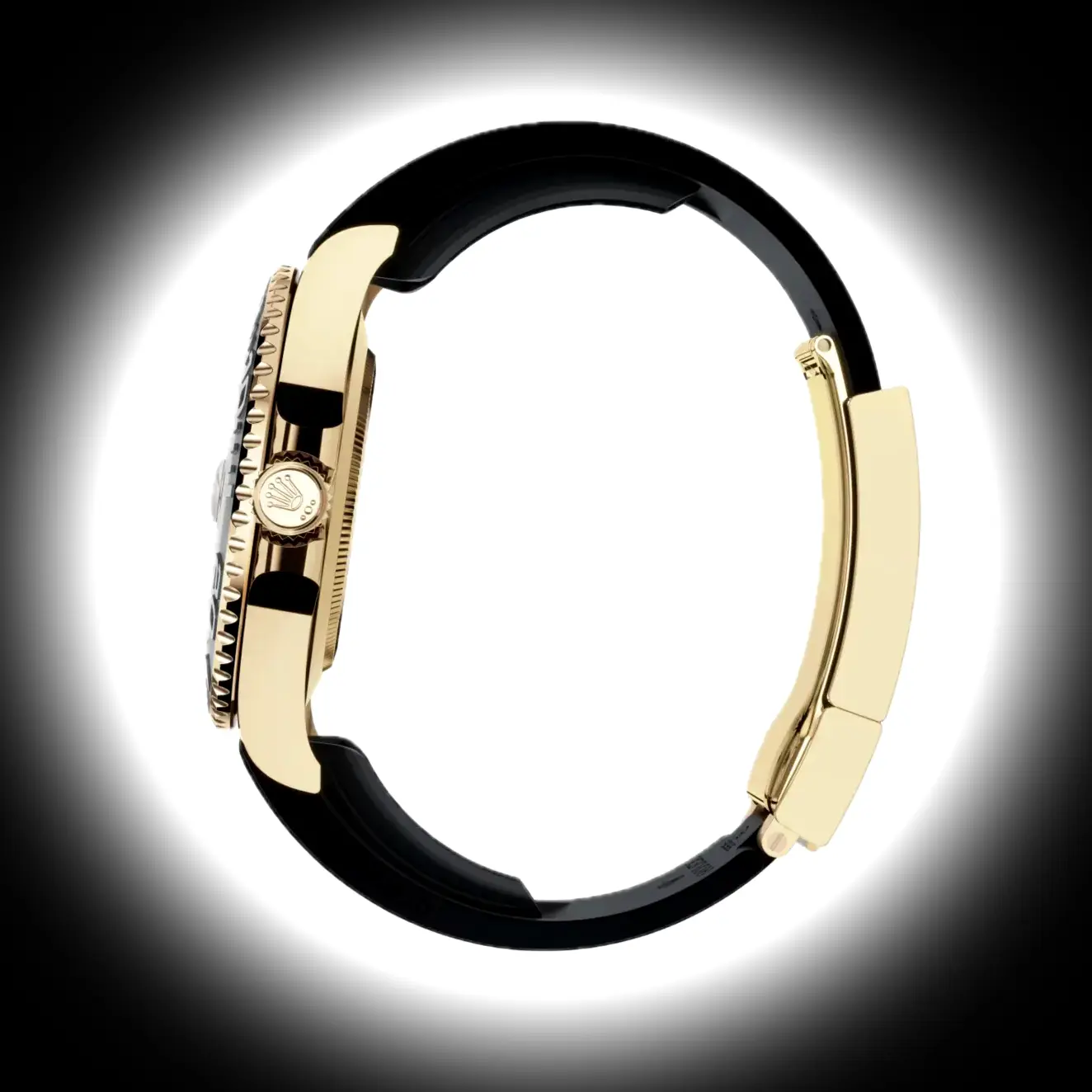 Rolex Yacht-Master 226658 super clone black dial — caseback detail