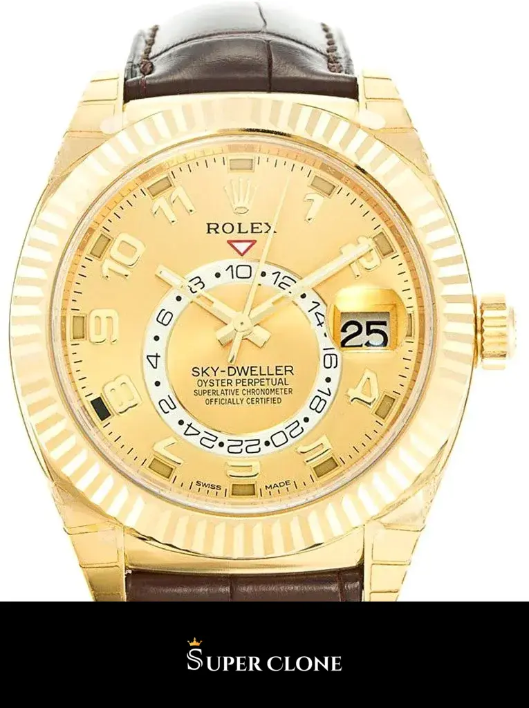 Sky-Dweller 326138 super clone 42mm — dial close-up