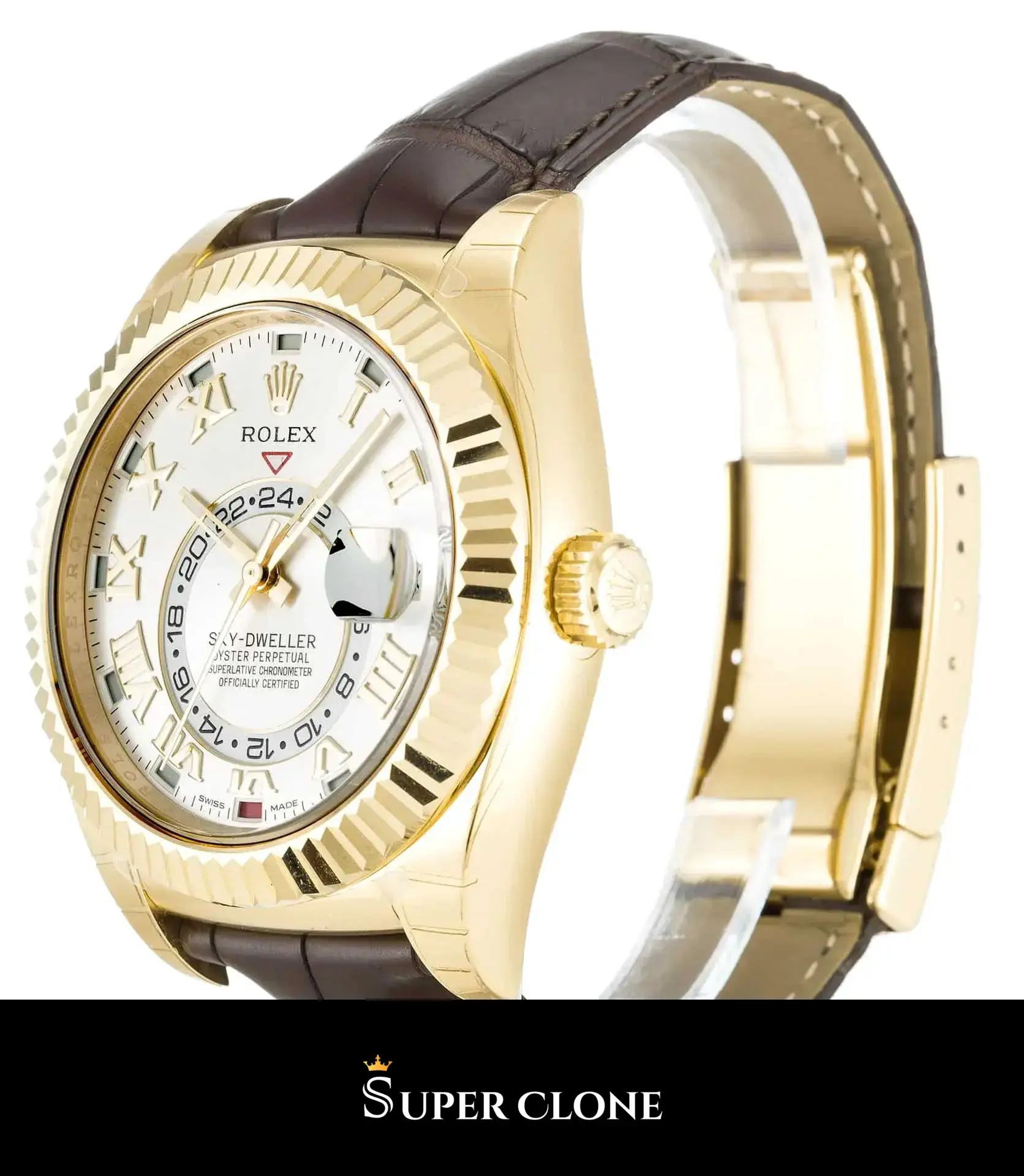 Sky-Dweller 326138 swiss clone — side profile