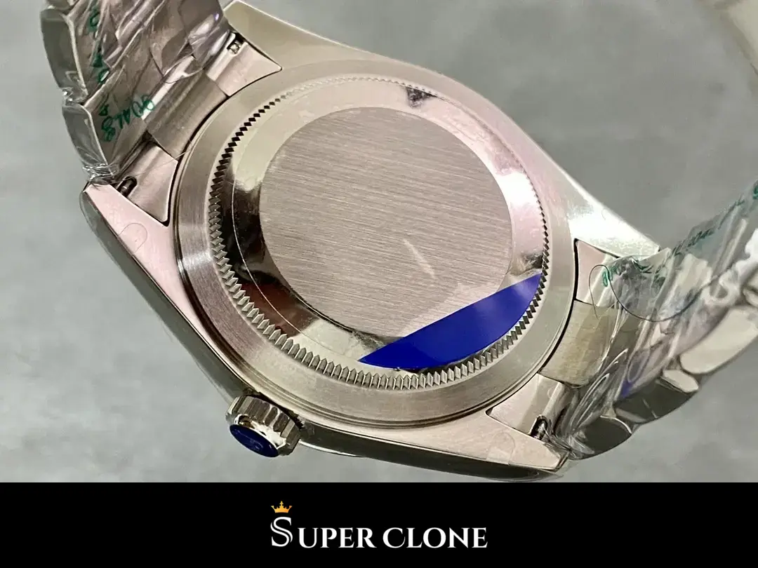 Rolex Sky-Dweller 326238 swiss super clone blue dial — angled view