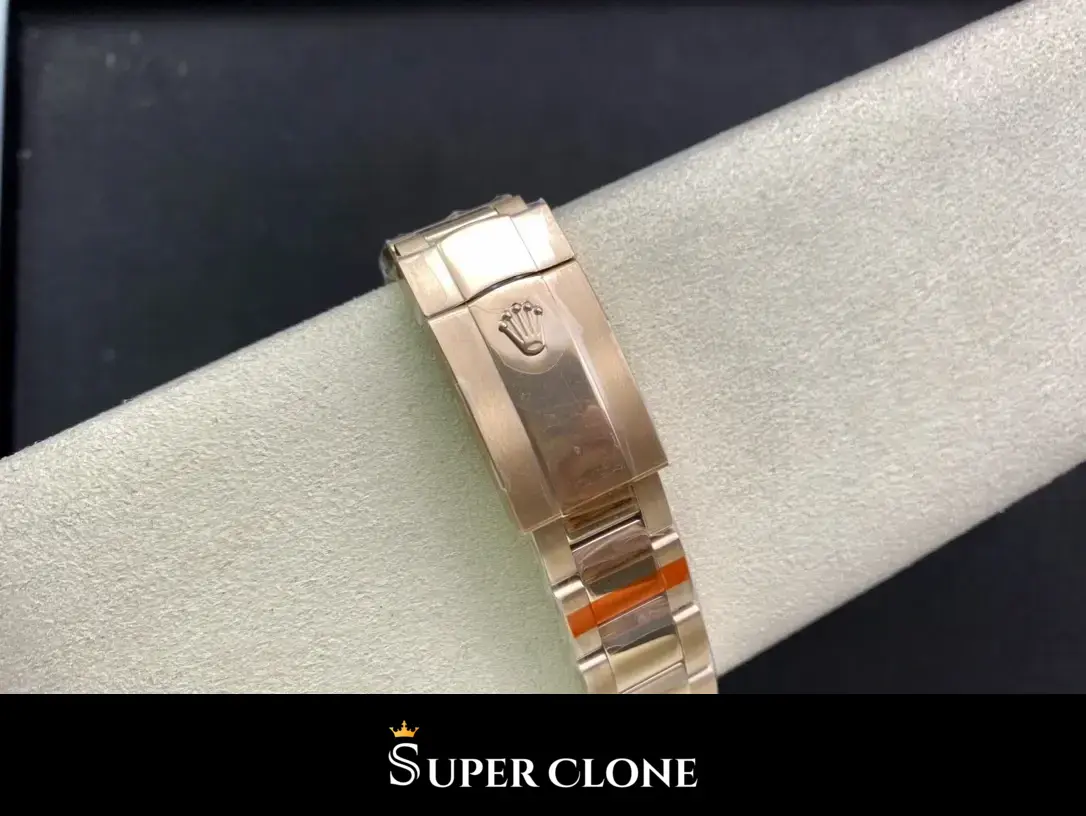 Rolex Sky-Dweller 326935 super clone chocolate dial — angled view