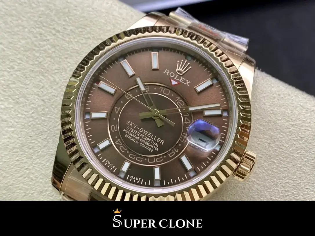 Rolex Sky-Dweller 326935 superclone — bracelet detail