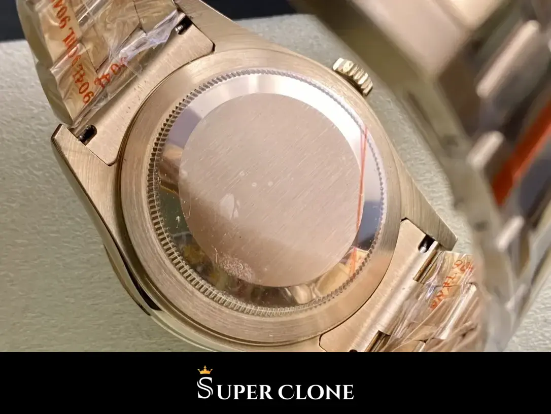 Sky-Dweller 326935 swiss clone chocolate dial — bezel macro