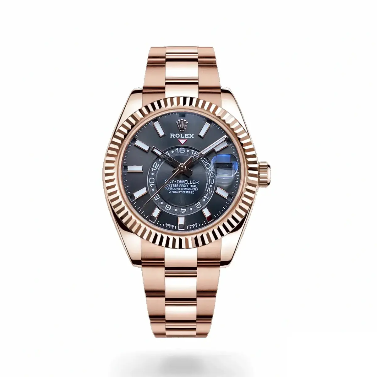 Sky-Dweller 326935 super clone mint dial — front view