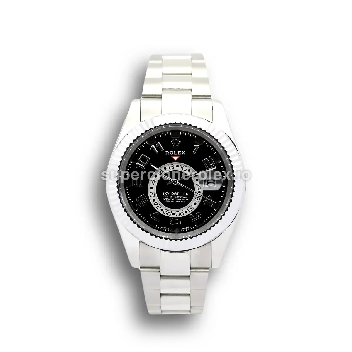 Rolex Sky-Dweller 326938 Black Dial 42mm replica watch