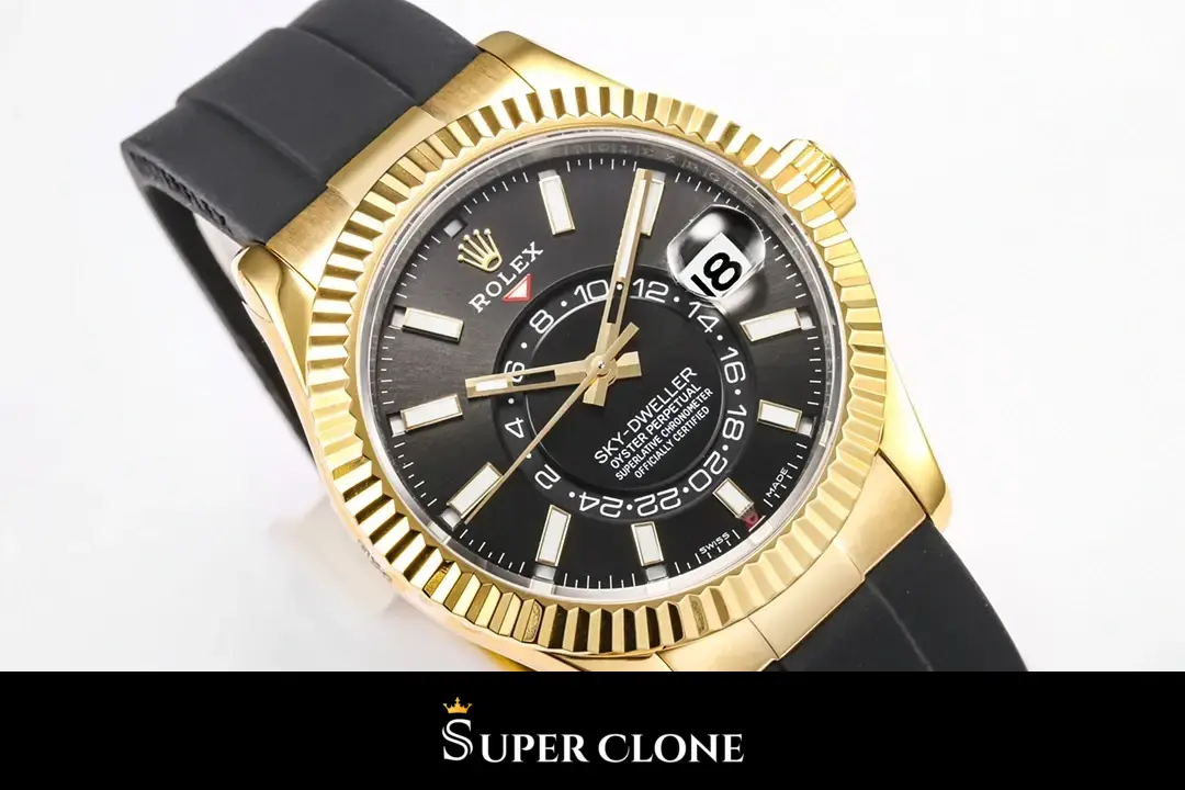 Sky-Dweller 336238 super clone 42mm — dial close-up