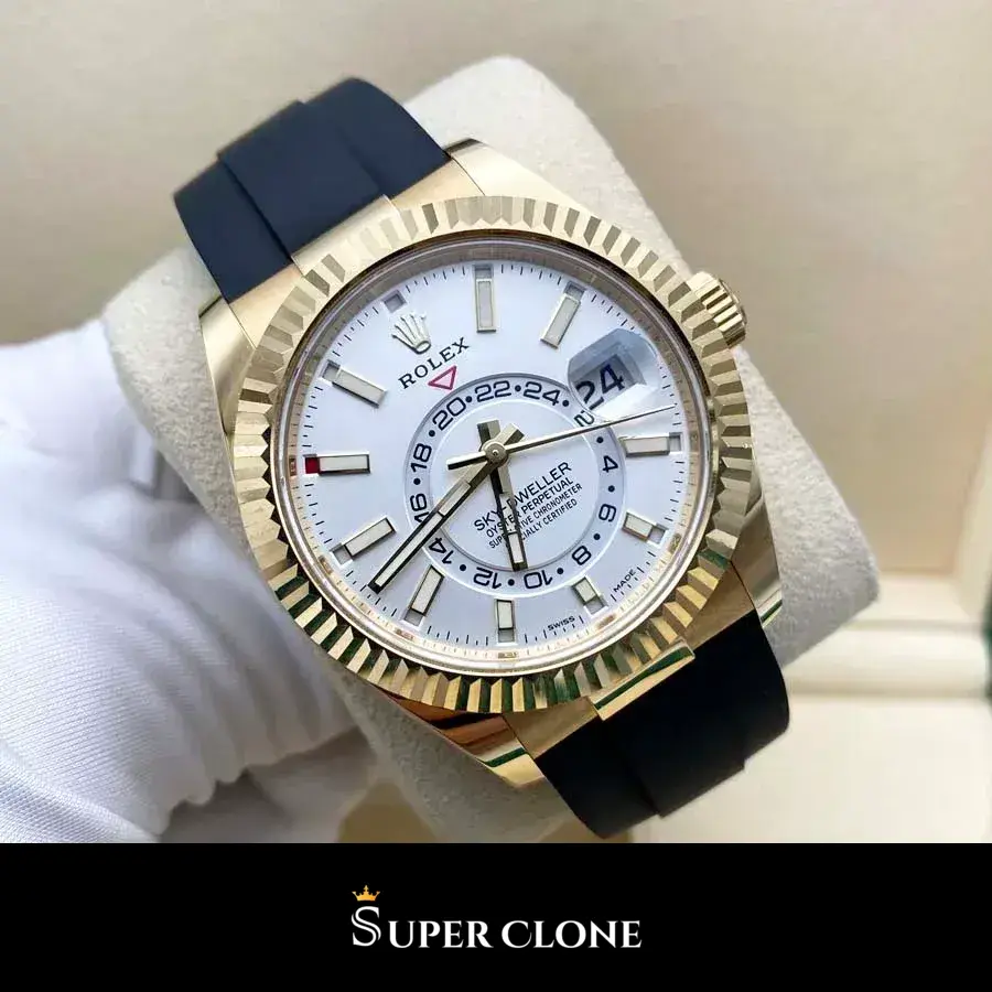 Sky-Dweller 336238 superclone 42mm — dial close-up