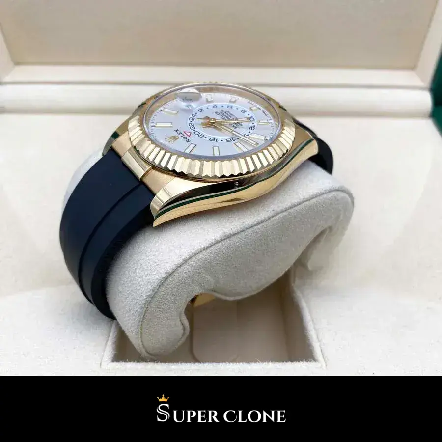 Rolex Sky-Dweller 336238 swiss super clone 42mm — wrist shot