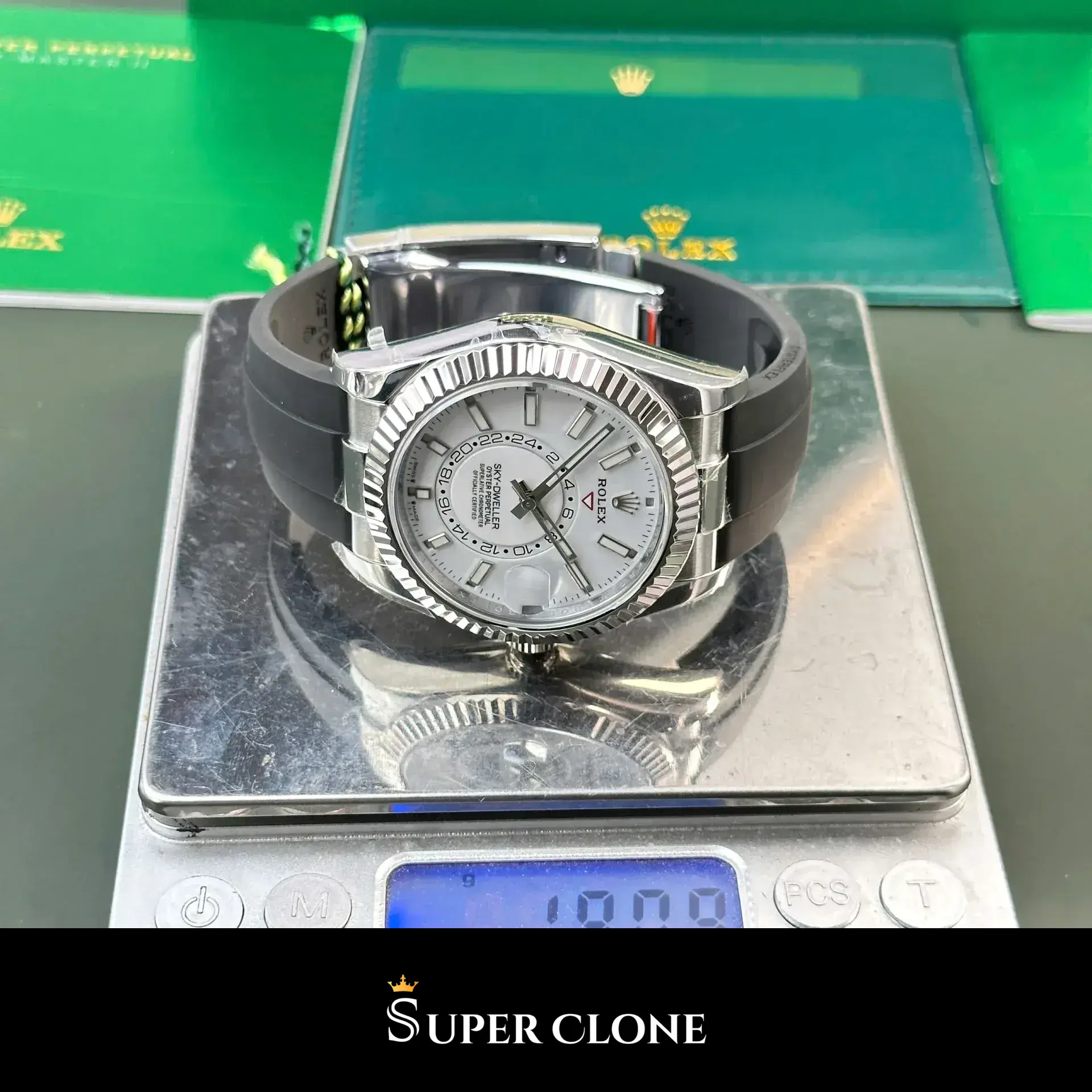 Sky-Dweller 336239 superclone 42mm — wrist shot