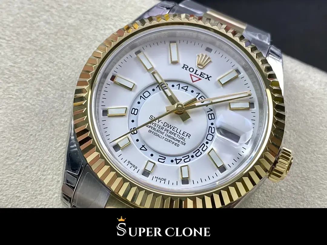 Sky-Dweller 336933 eta clone 42mm — dial close-up